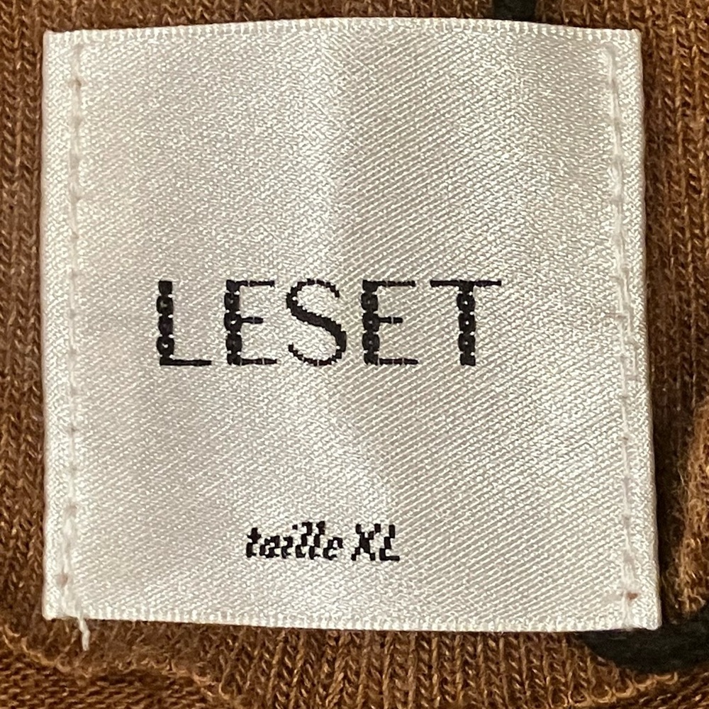 NWT Shopbop LESET Lauren High Waist Knit Maxi Skirt XL “Squirrel” Brown So Soft! - Picture 2 of 15